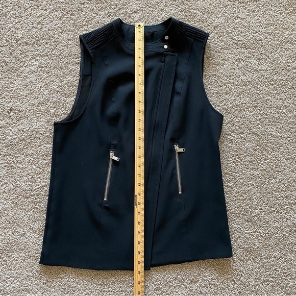 Aritzia Babaton Black Redford Vest Size 8 - Picture 12 of 12
